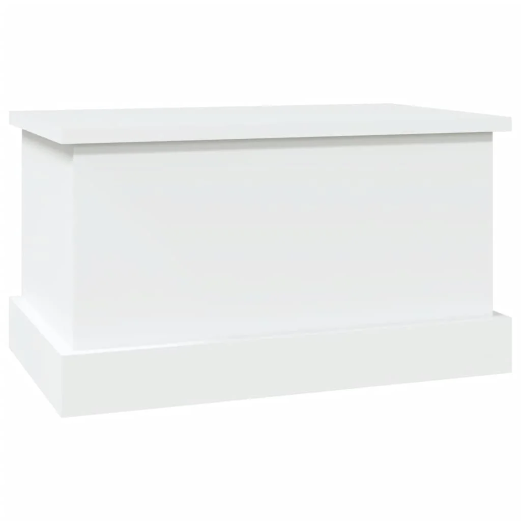 Úložný box biely 50x30x28 cm, umelé drevo
