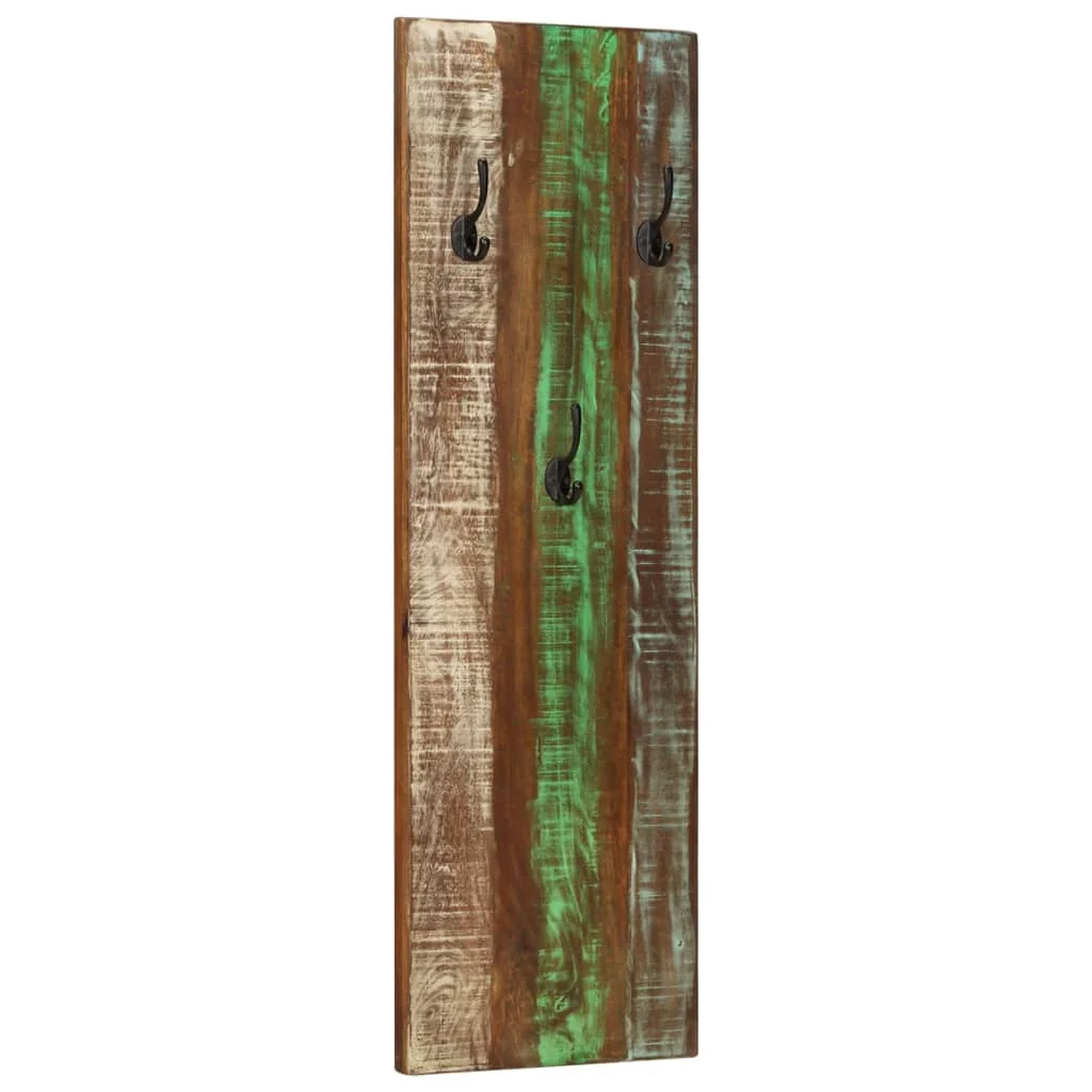 Nástenné vešiaky na kabáty 2 ks 36x3x110 cm recyklovaný masív
