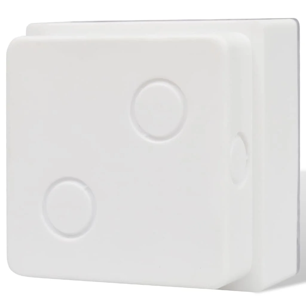 Podlahové LED svetlá, 12 ks, 100x100x68 mm