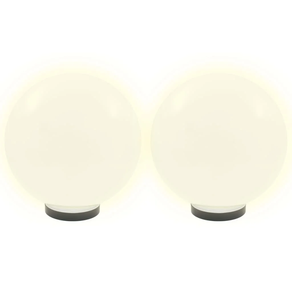 LED lampy v tvare gule 4 ks 30 cm PMMA