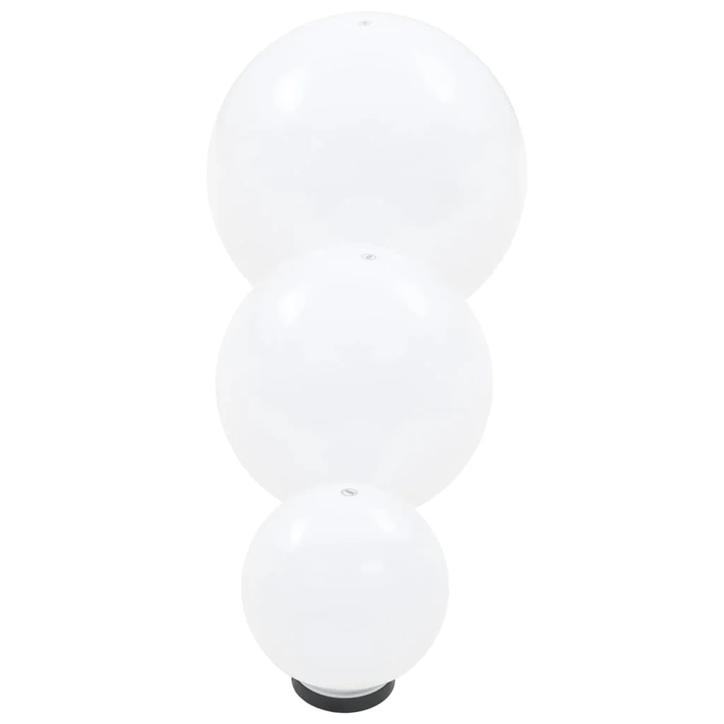 Sada LED lámp v tvare gule 6 ks 20/30/40 cm PMMA
