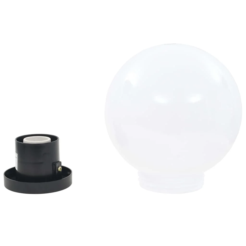 LED lampy v tvare gule 2 ks, 20 cm, PMMA
