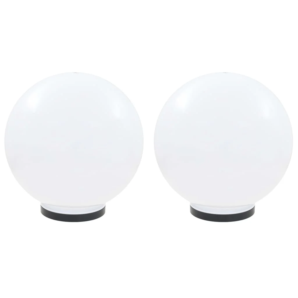 LED lampy v tvare gule 2 ks, 40 cm, PMMA