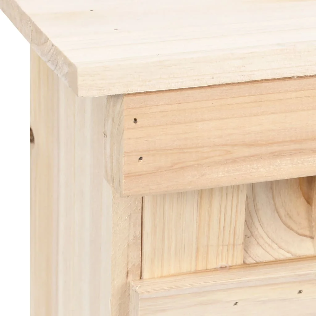 Búdka pre vrabcov s 5 komorami 68x15x21 cm jedľové drevo