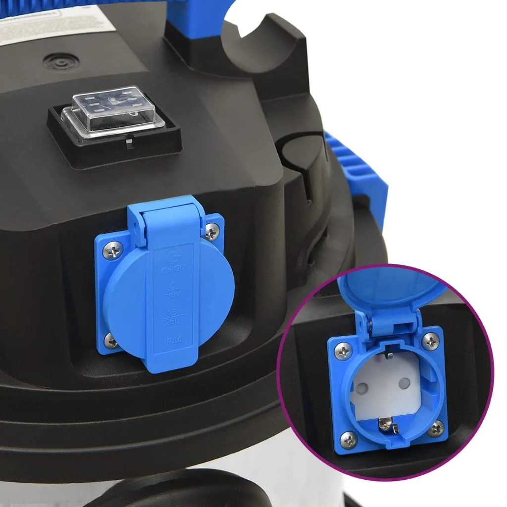 Vysávač mokrý/suchý 1200 W 30 l strieborný