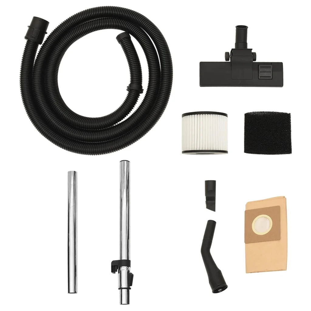 Vysávač mokrý/suchý 1200 W 30 l strieborný