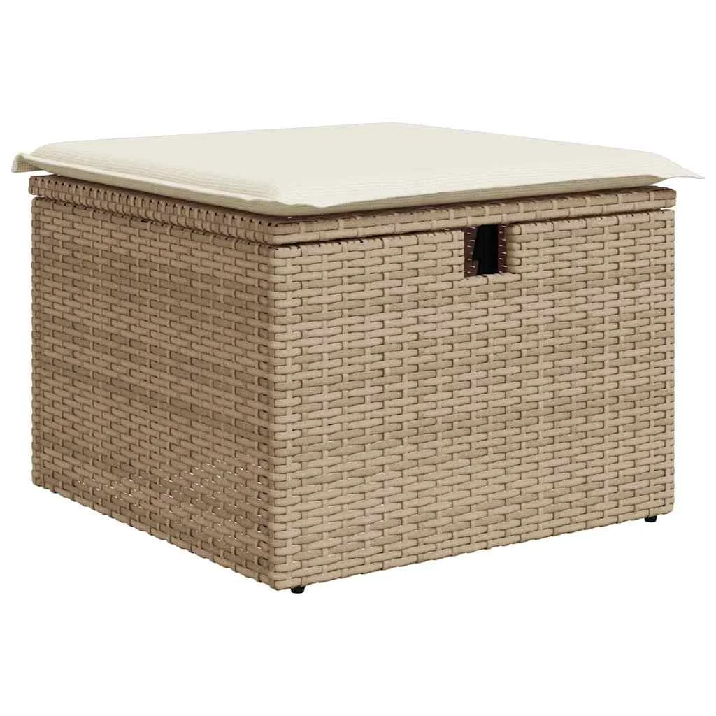 Súprava záhradných pohoviek 8 pcs Béžová 55 x 62 x 69 cm