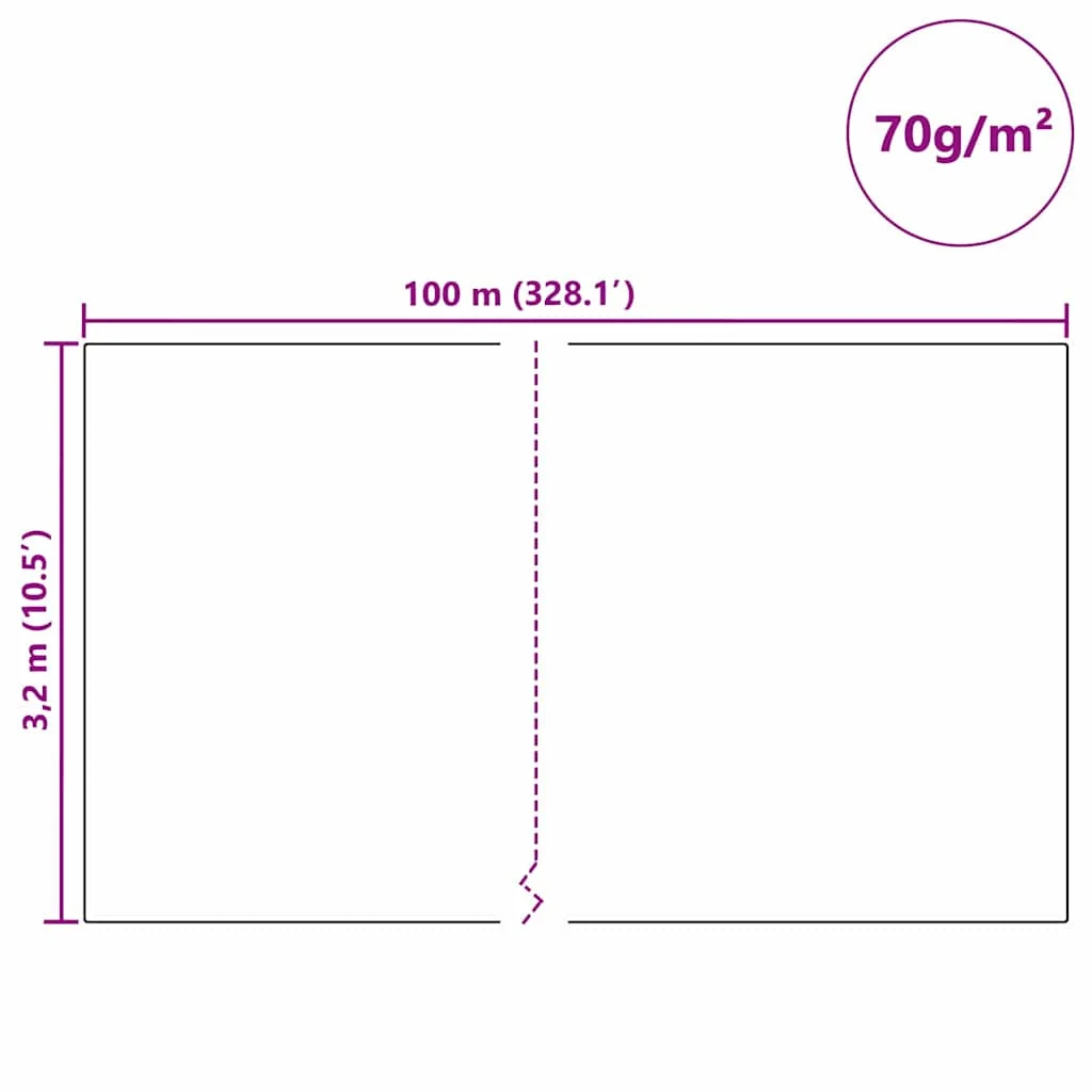 Fleece na ochranu rastlín pred mrazom Biela 100 x 3,2 m
