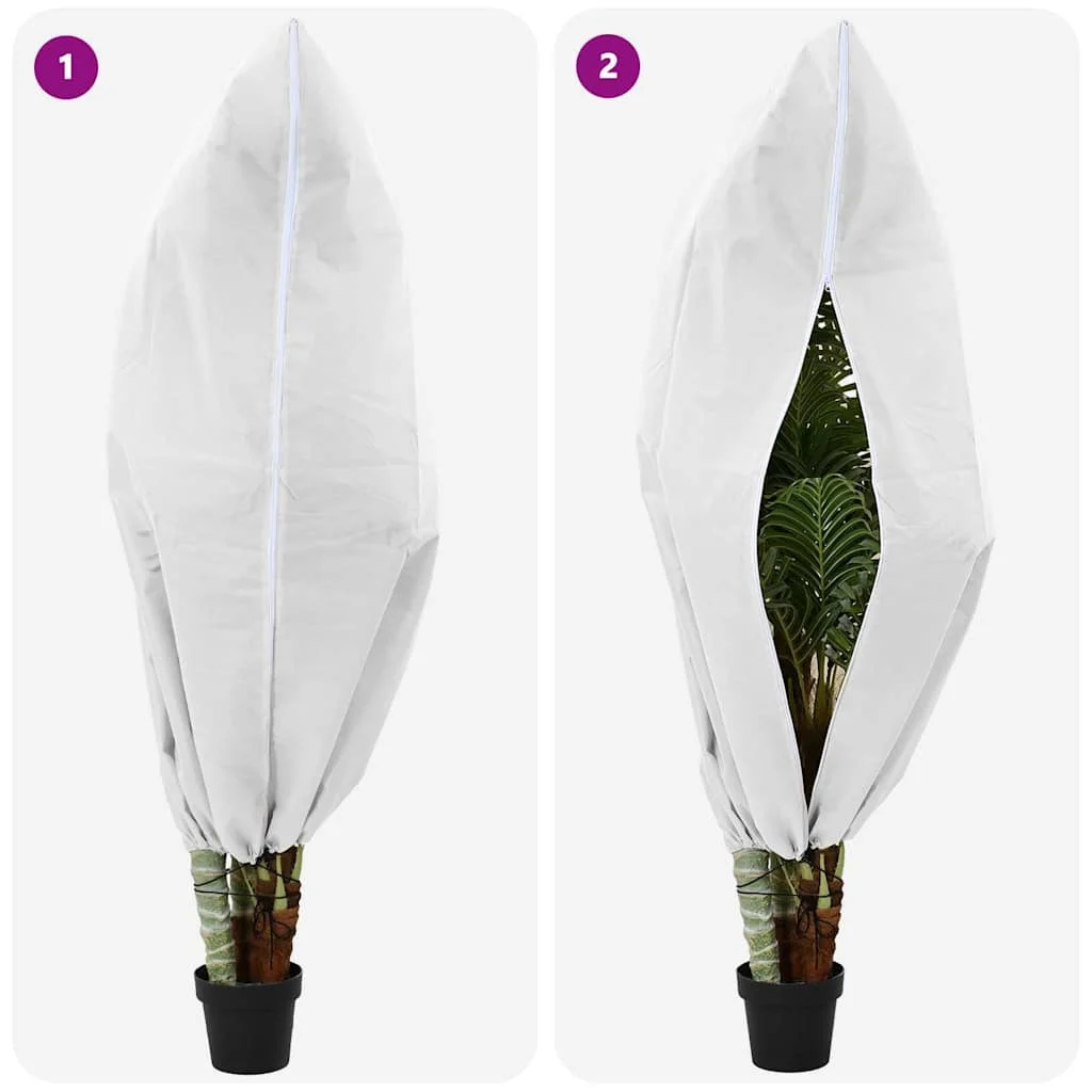 Covers na fleece pre ochranu rastlín pred mrazom 5 pcs Biela