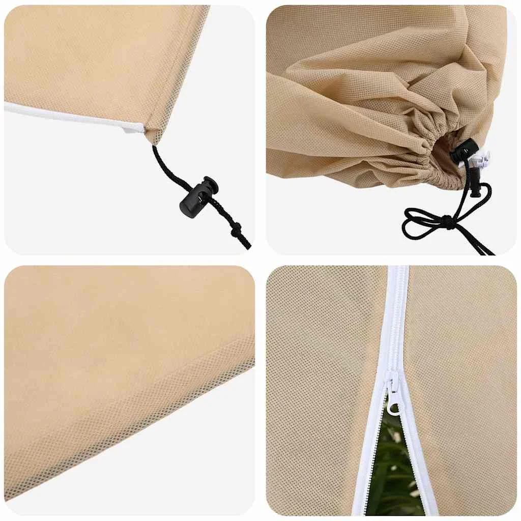 Covers na fleece pre ochranu rastlín pred mrazom 5 pcs Béžová