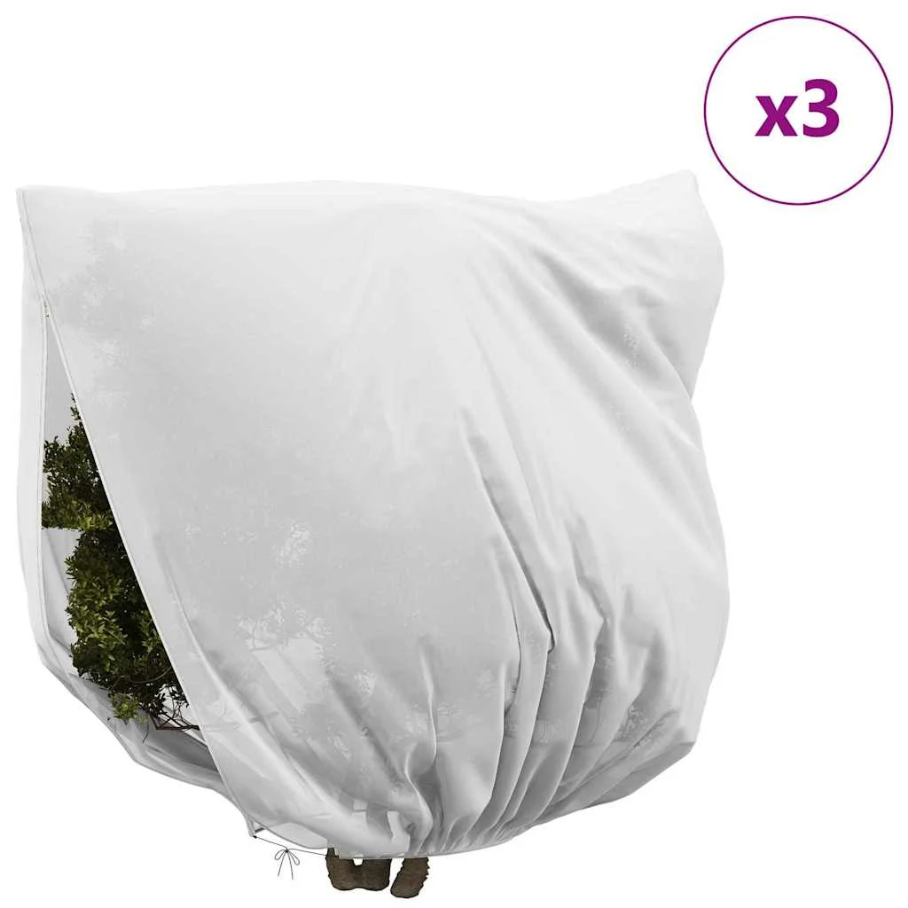 Covers na fleece pre ochranu rastlín pred mrazom 3 pcs Biela