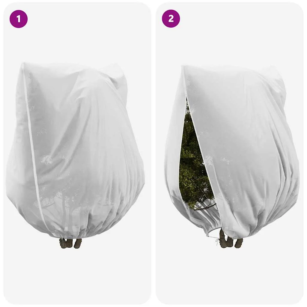 Covers na fleece pre ochranu rastlín pred mrazom 3 pcs Biela