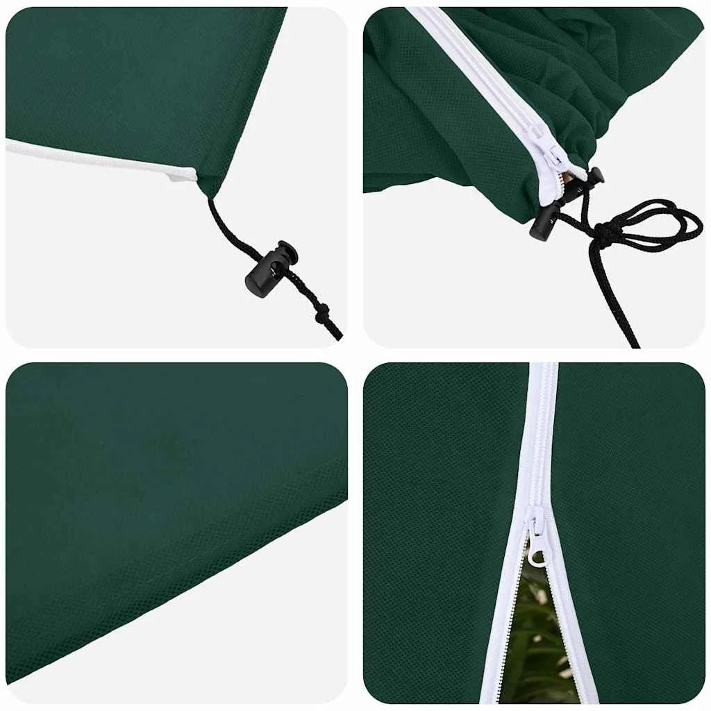 Covers na fleece pre ochranu rastlín pred mrazom 3 pcs Zelená