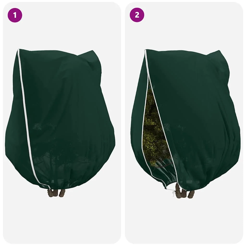 Covers na fleece pre ochranu rastlín pred mrazom 3 pcs Zelená