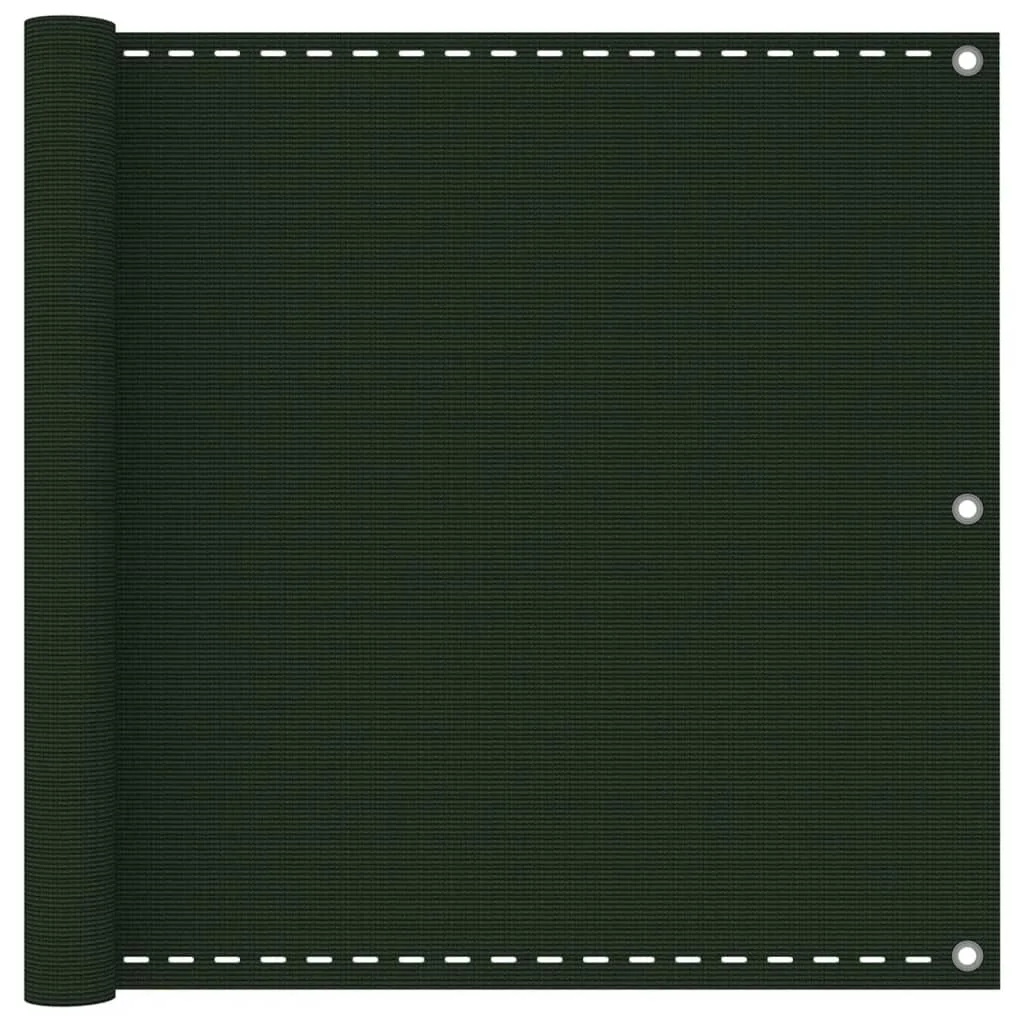 Balkónová markíza tmavozelená 90x300 cm HDPE