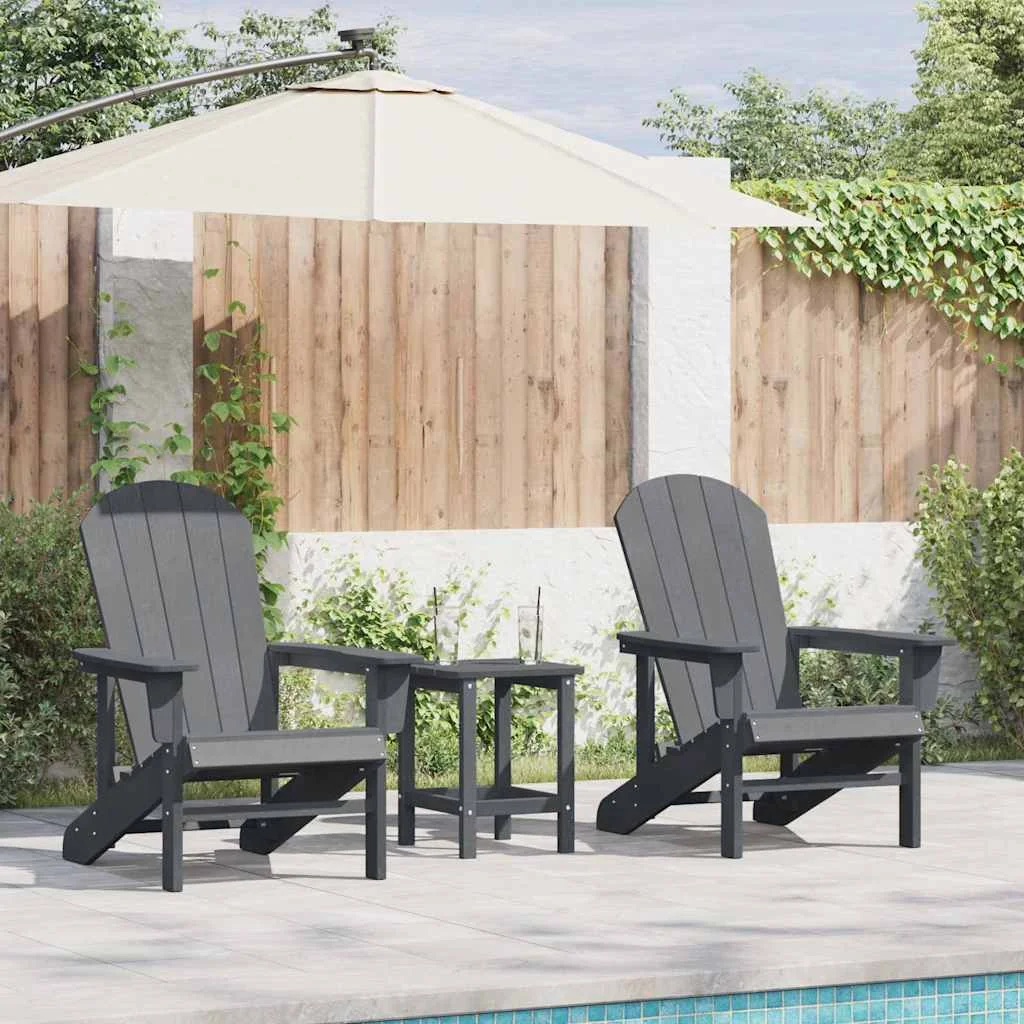 Záhradný lounge nábytok 2 pcs Svetlosivá 74 x 82 x 90cm
