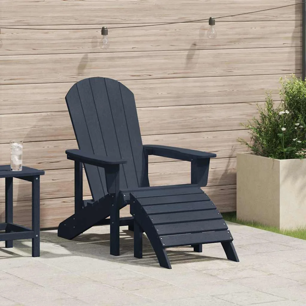 Adirondack stolička Námornícka modrá 74 x 82 x 92cm HDPE