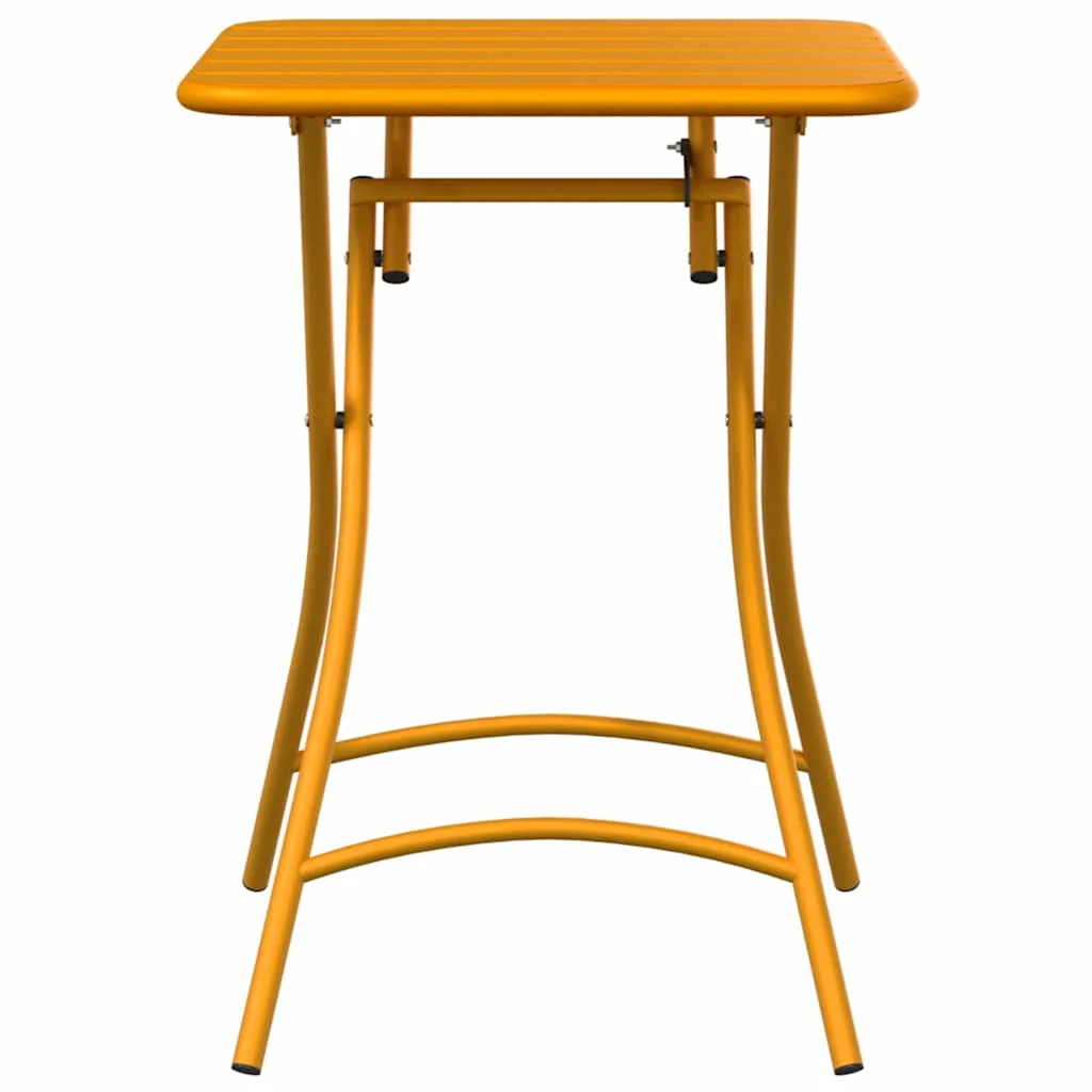 Bistro stôl Horčicová 55 x 55 x 72,5 cm Práškovaná oceľ