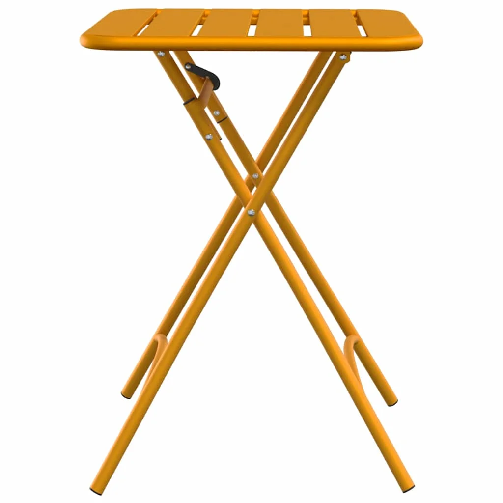 Bistro stôl Horčicová 55 x 55 x 72,5 cm Práškovaná oceľ