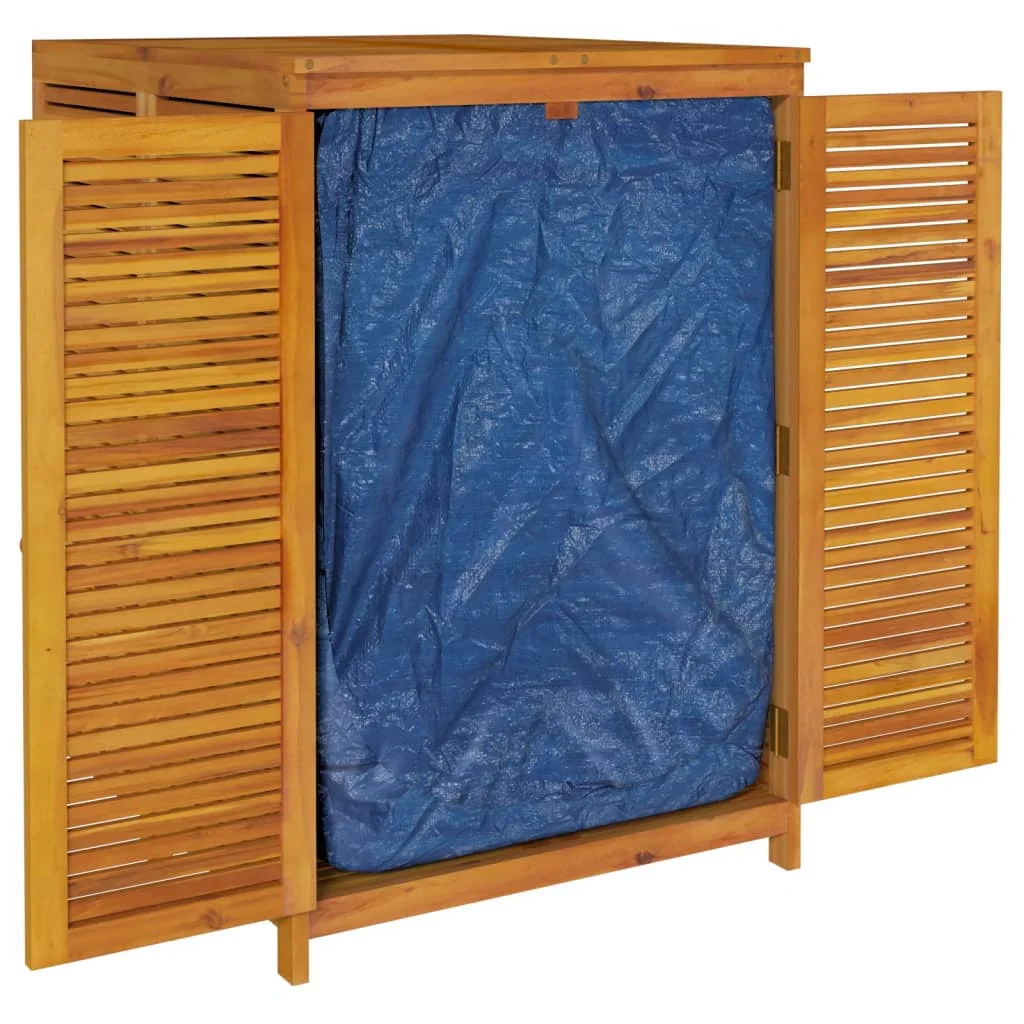 Záhradný úložný box 140x87x104 cm masívne akáciové drevo