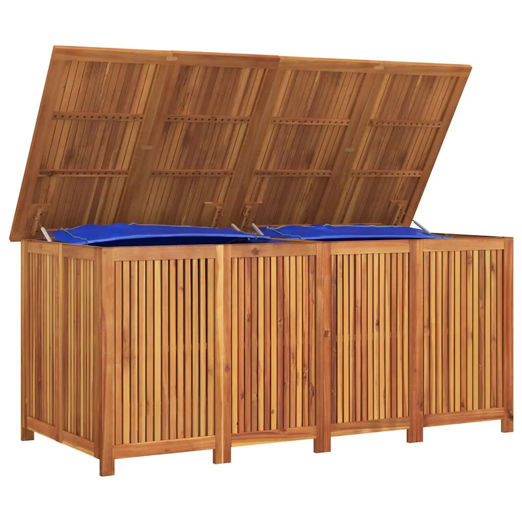 Záhradný úložný box 200x80x75 cm masívne akáciové drevo 