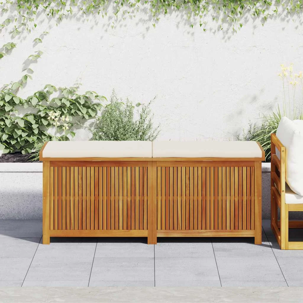 Vonkajší box na vankúše 150x50x60,5 cm masívne jedľové drevo