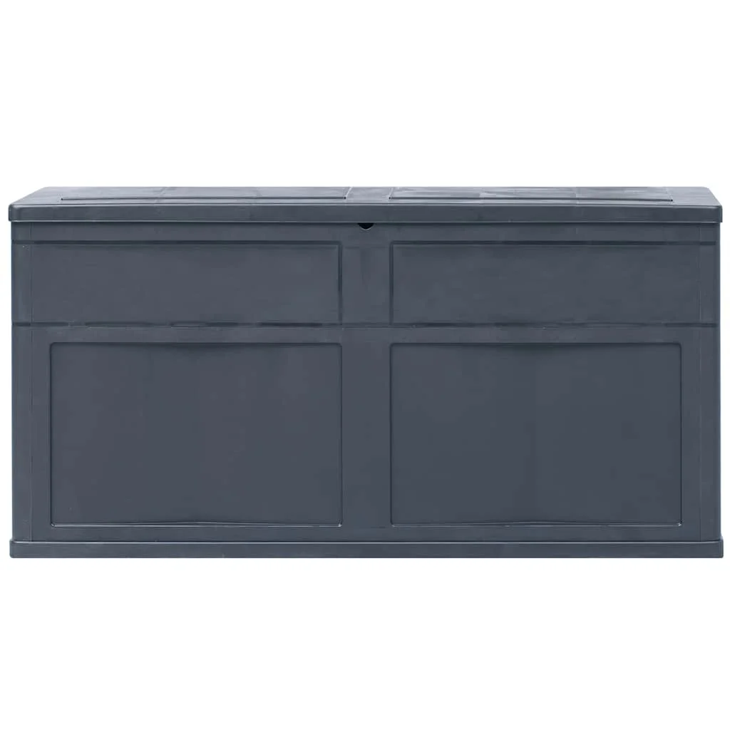 Záhradný úložný box čierny 320 l