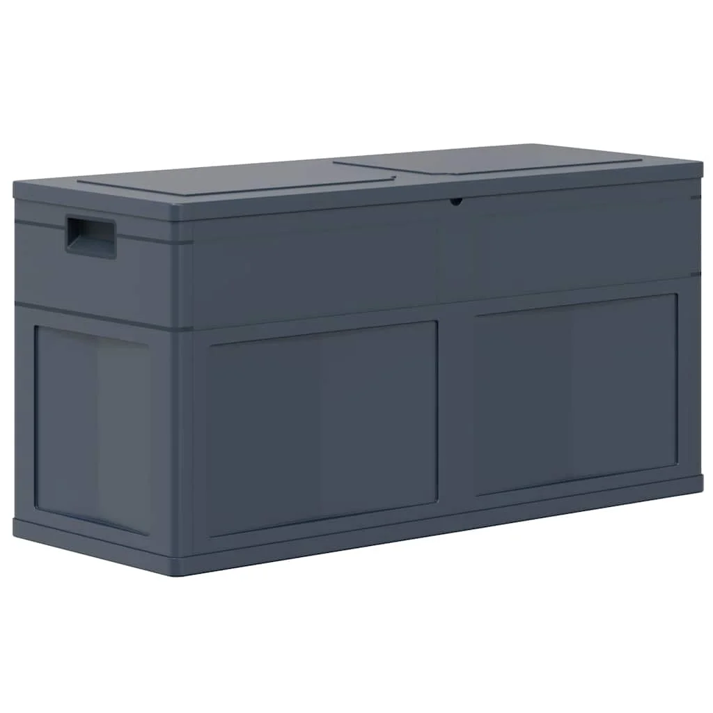 Záhradný úložný box čierny 320 l