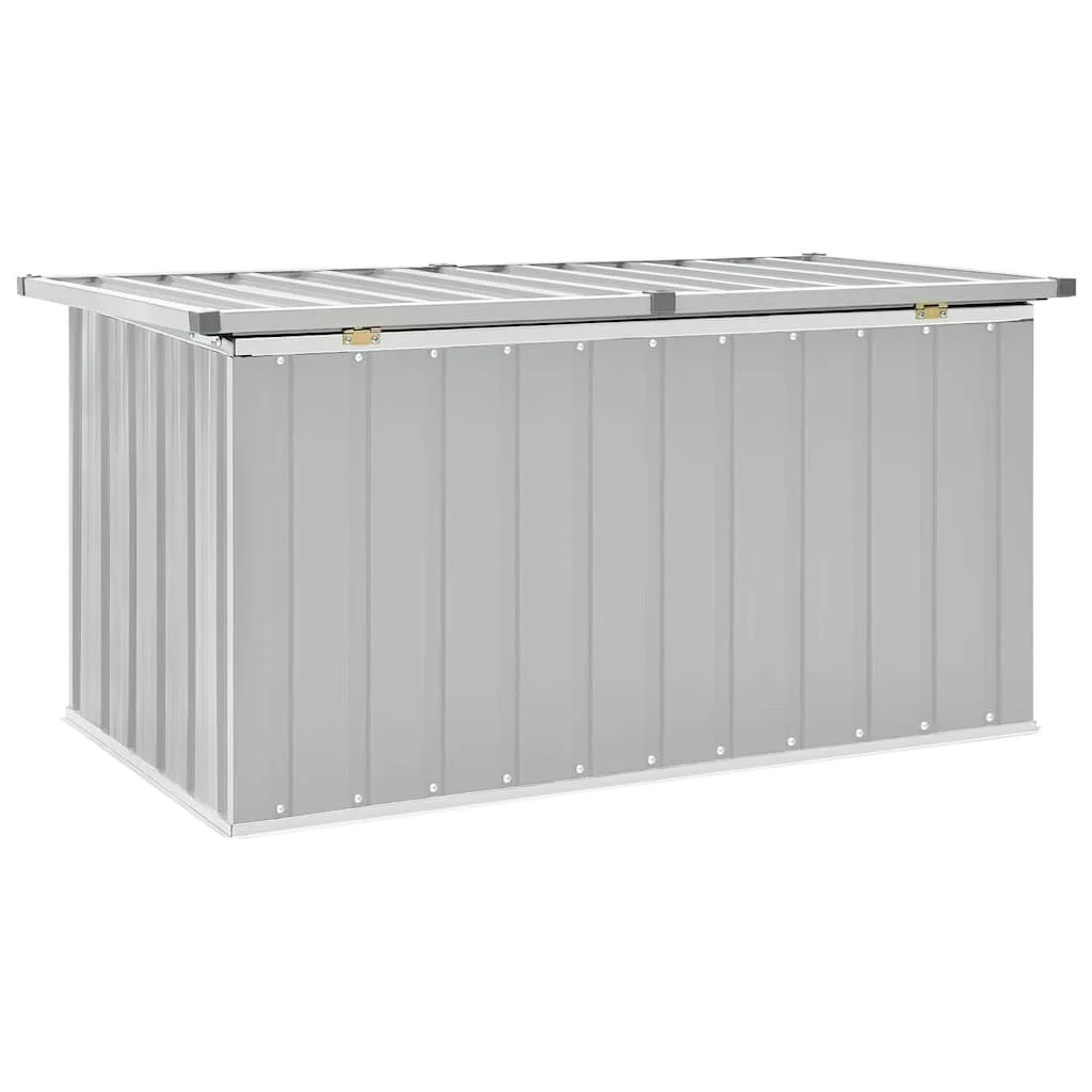Záhradný úložný box, sivý 129x67x65 cm