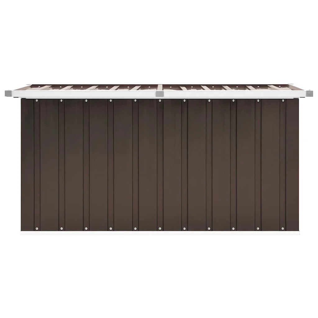 Záhradný úložný box hnedý 129x67x65 cm