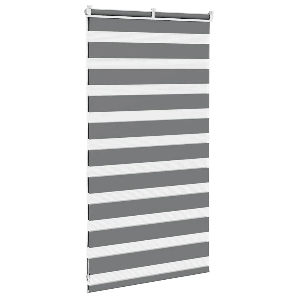 Zebra roleta tmavošedá 70x100 cm šírka látky 65,9 cm polyester