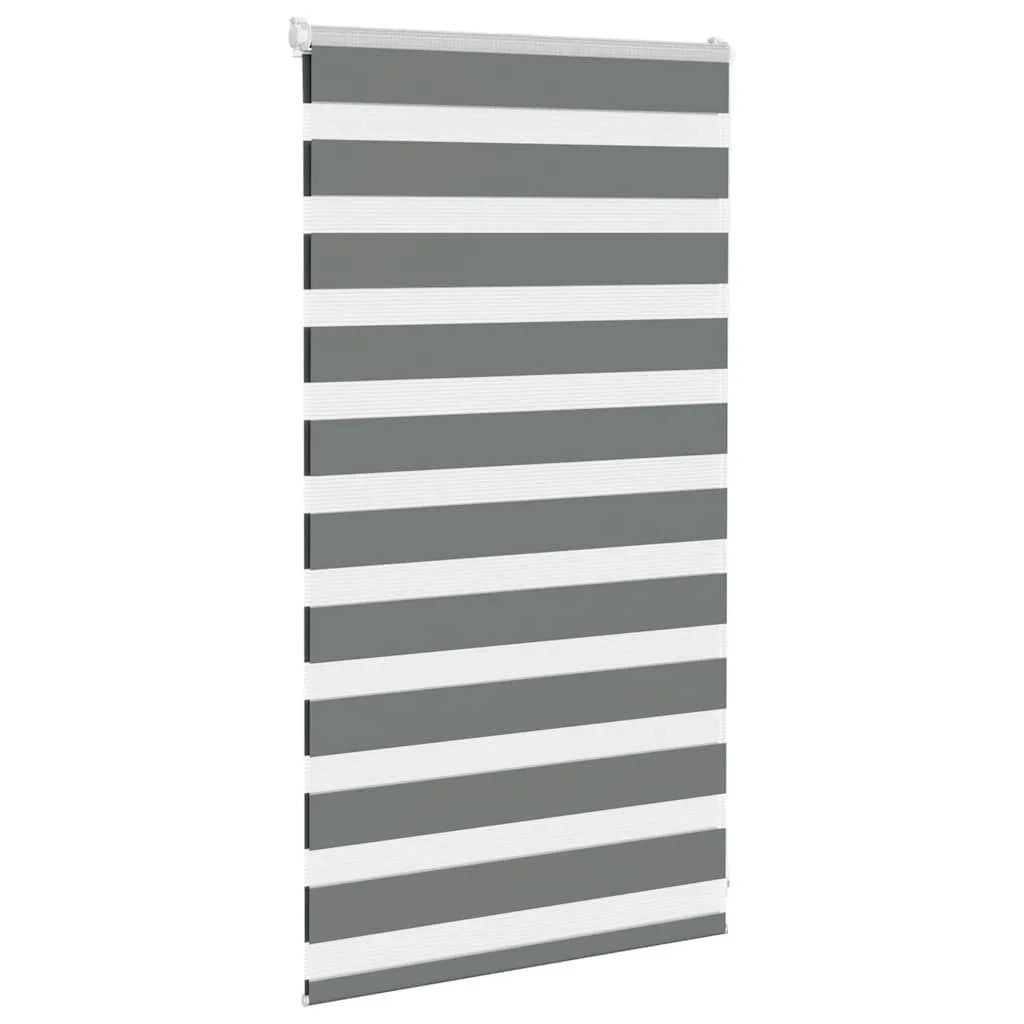 Zebra roleta tmavošedá 85x100 cm šírka látky 80,9 cm polyester