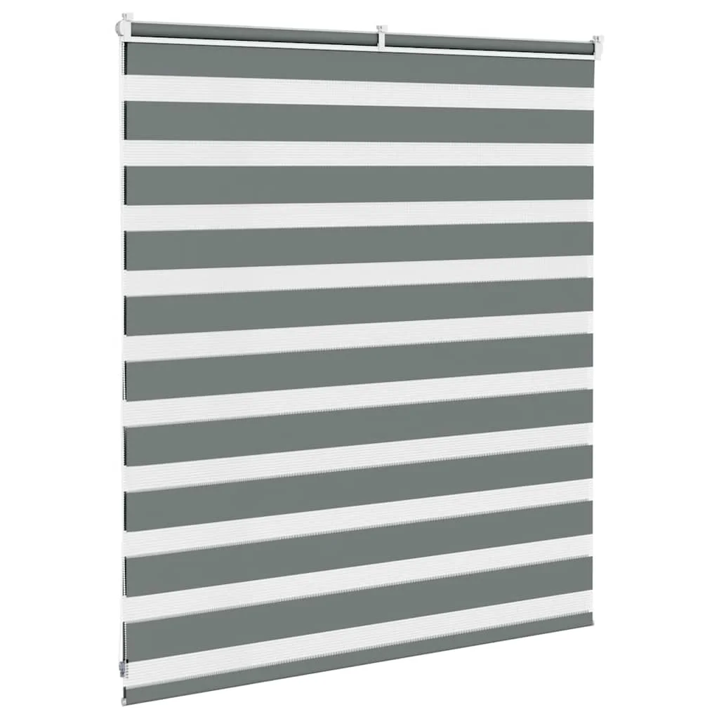 Zebra roleta tmavošedá 130x100 cm šírka látky 125,9cm polyester