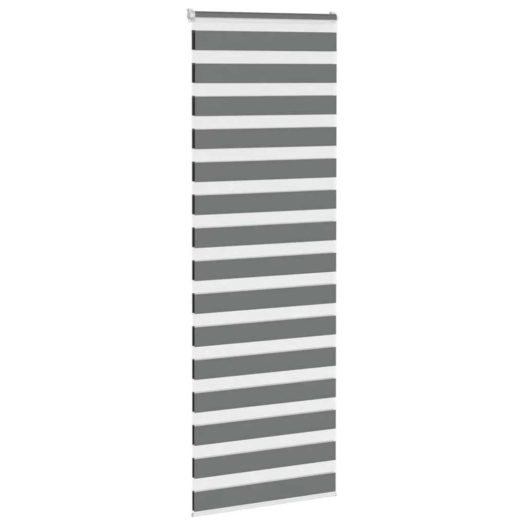 Zebra roleta tmavošedá 90x200 cm šírka látky 85,9 cm polyester