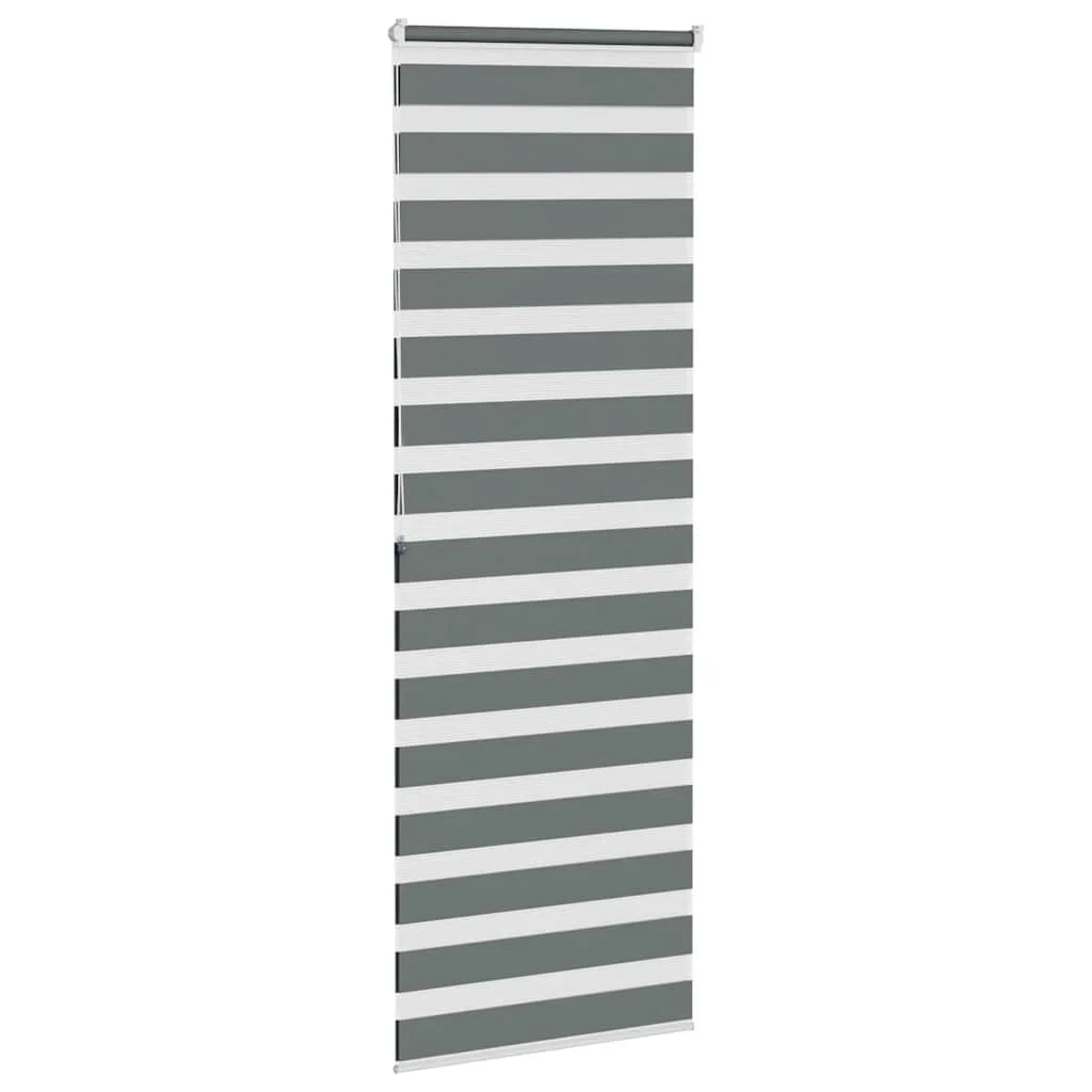 Zebra roleta tmavošedá 90x200 cm šírka látky 85,9 cm polyester