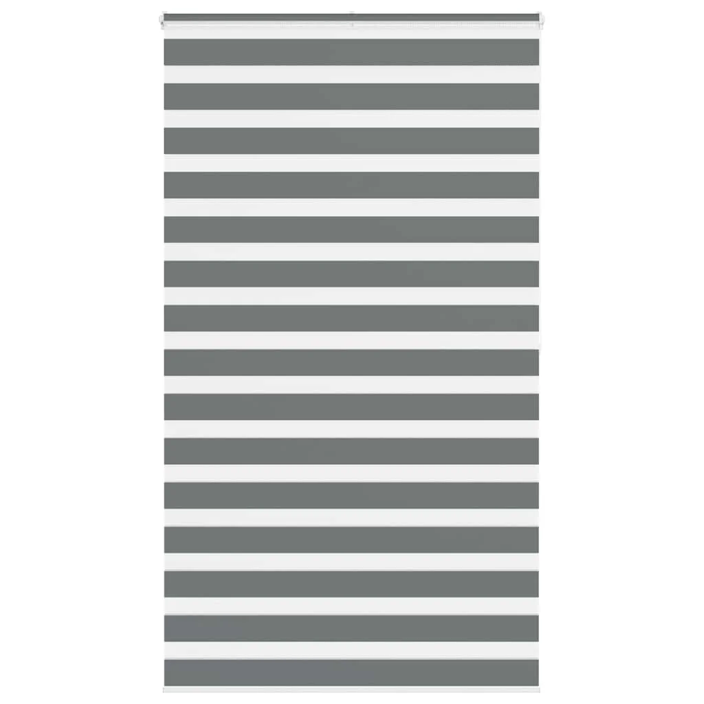 Zebra roleta tmavošedá 130x200 cm šírka látky 125,9cm polyester