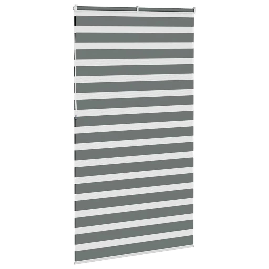 Zebra roleta tmavošedá 130x230 cm šírka látky 125,9cm polyester