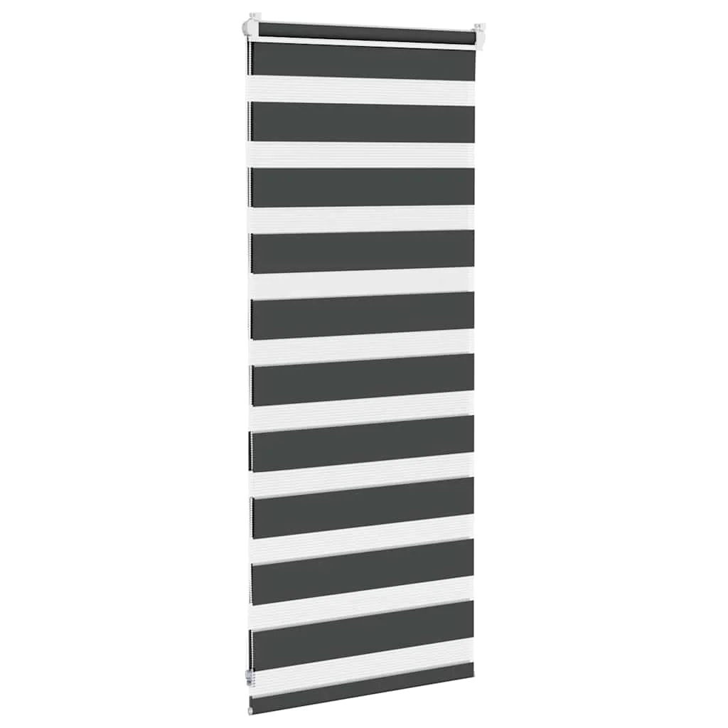 Zebra roleta čierna 65x100 cm šírka látky 60,9 cm polyester