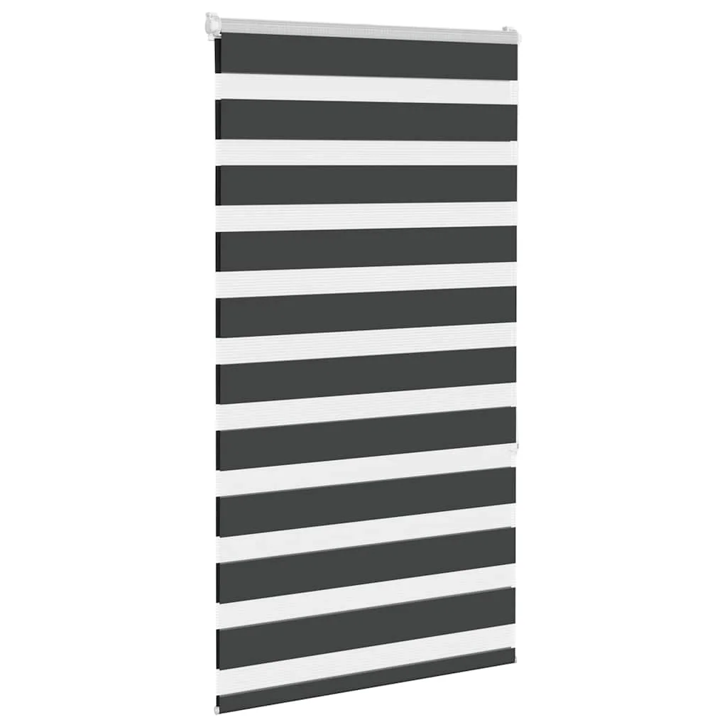 Zebra roleta čierna 90x150 cm šírka látky 85,9 cm polyester