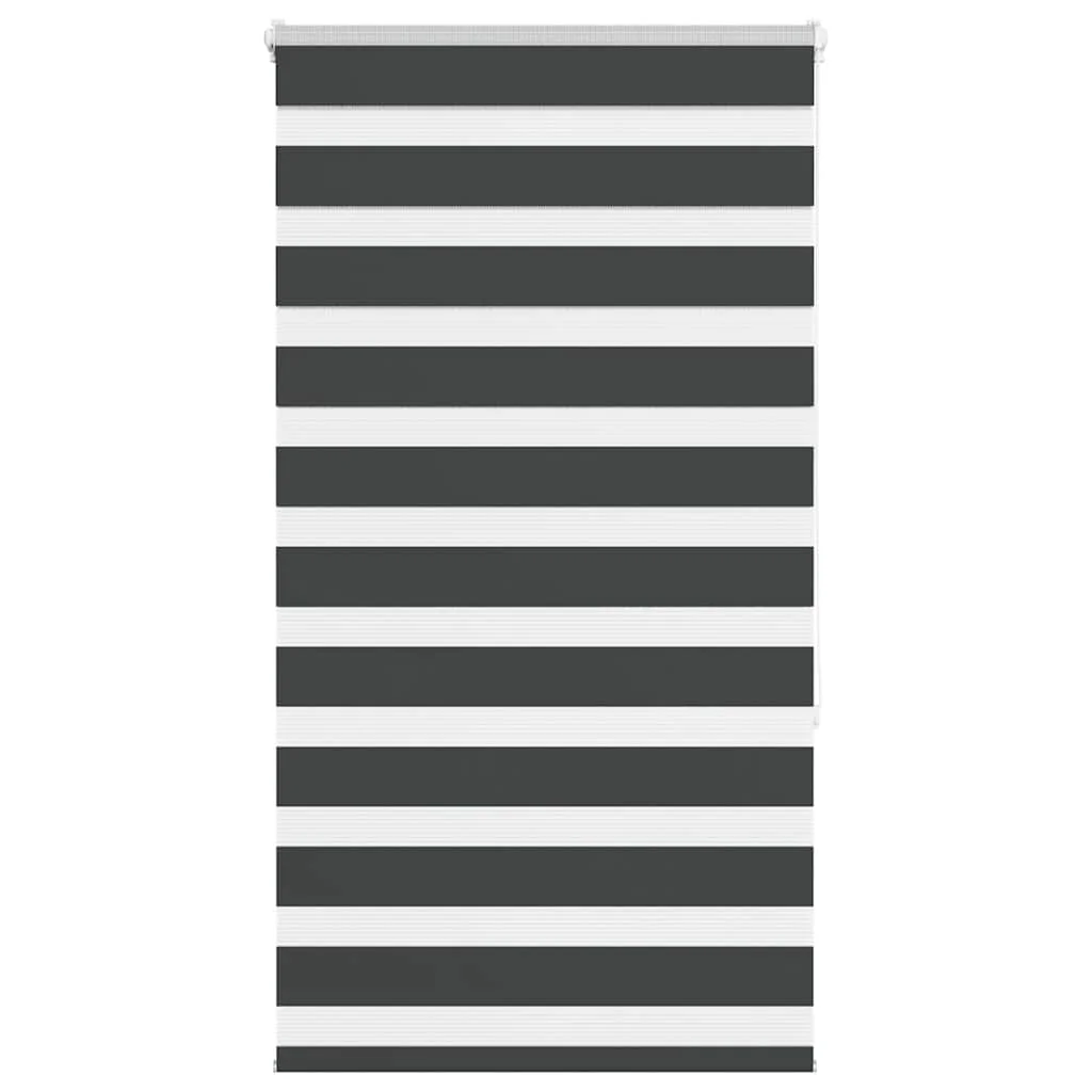 Zebra roleta čierna 90x150 cm šírka látky 85,9 cm polyester