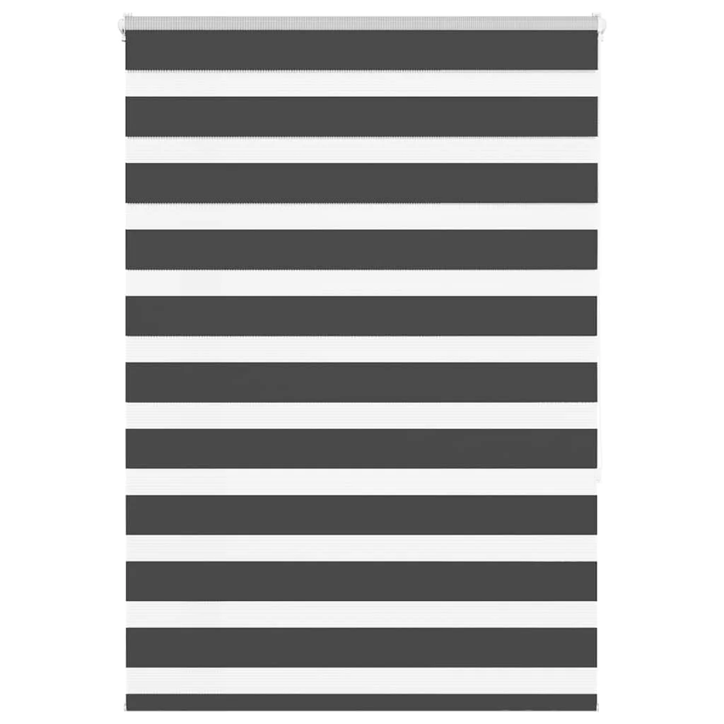 Zebra roleta čierna 105x150 cm šírka látky 100,9cm polyester