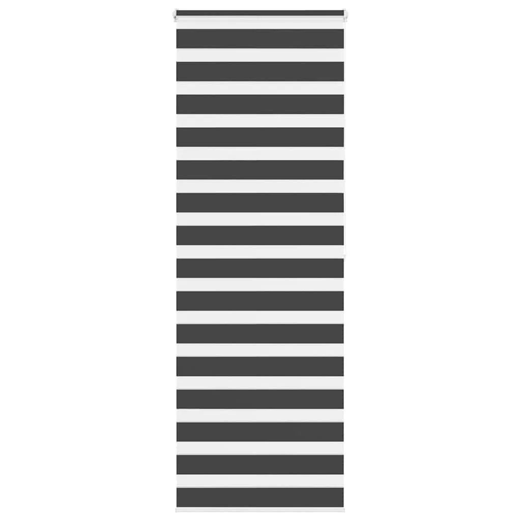 Zebra roleta čierna 80x200 cm šírka látky 75,9 cm polyester