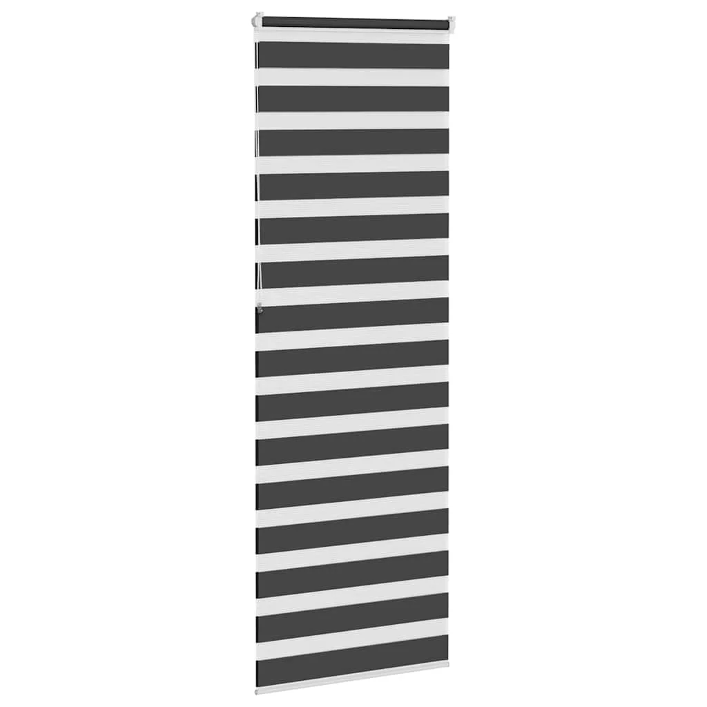 Zebra roleta čierna 85x230 cm šírka látky 80,9 cm polyester