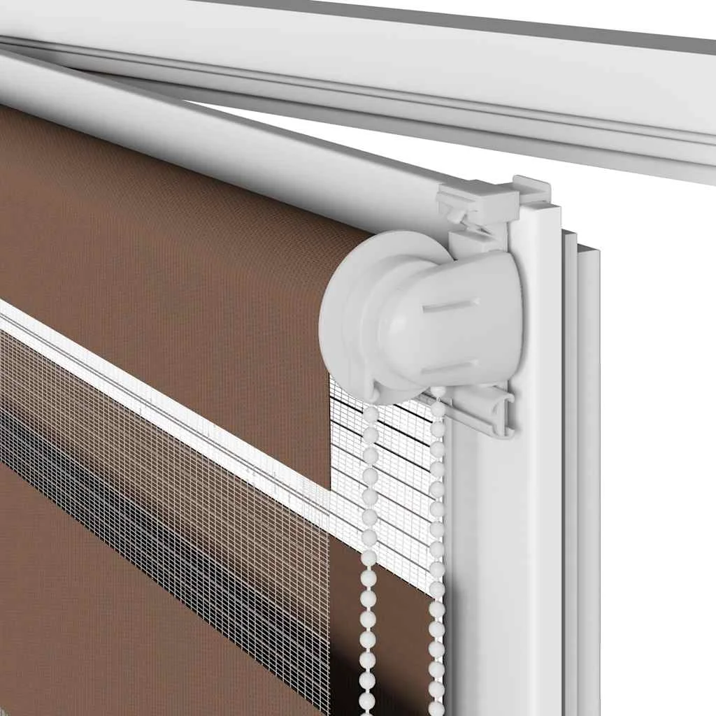 Zebra roleta hnedá 105x150 cm šírka látky 100,9cm polyester