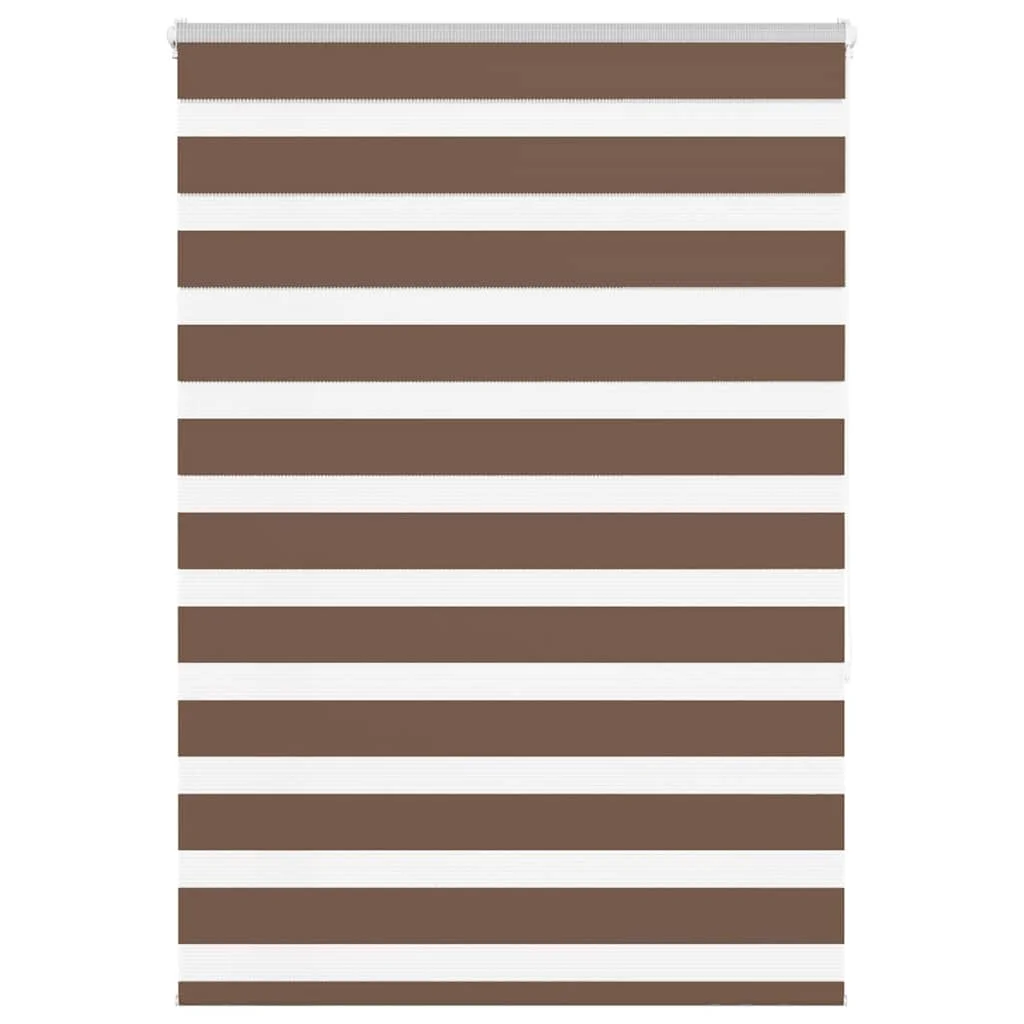 Zebra roleta hnedá 110x150 cm šírka látky 105,9cm polyester