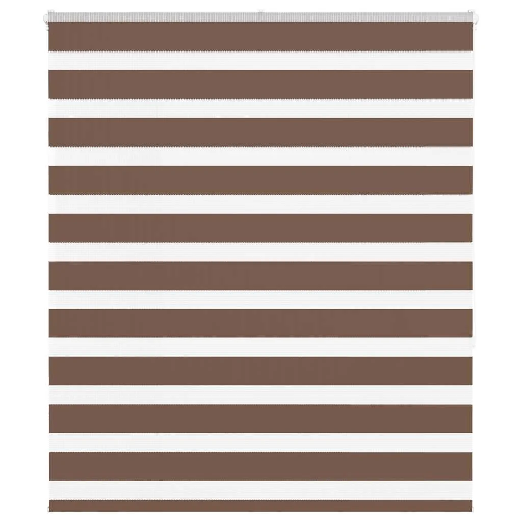 Zebra roleta hnedá 120x150 cm šírka látky 115,9cm polyester