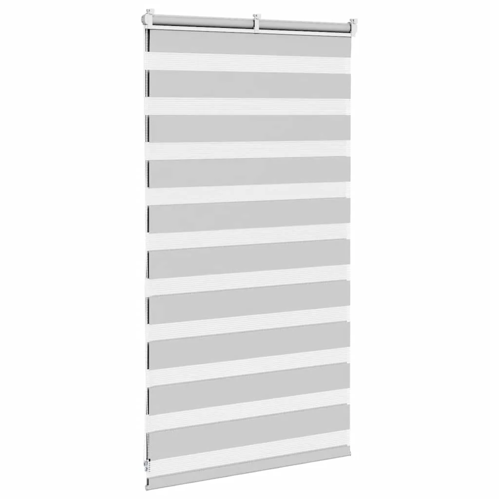Zebra roleta svetlosivá 90x100 cm šírka látky 85,9 cm polyester