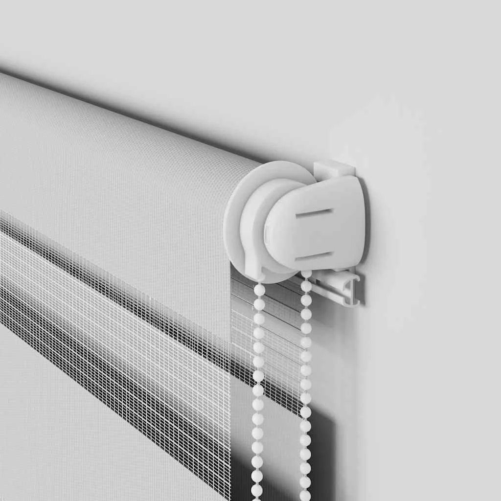 Zebra roleta svetlosivá 120x200cm šírka látky 115,9cm polyester