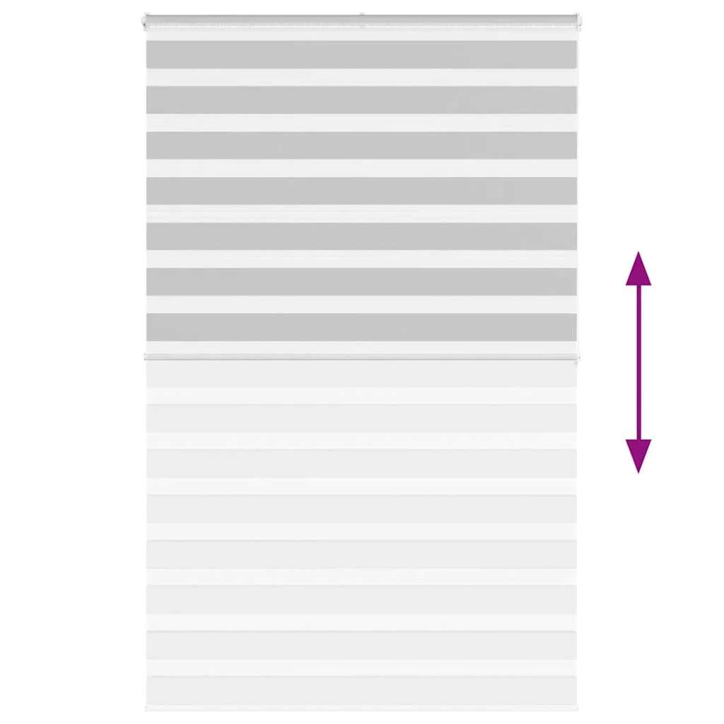Zebra roleta svetlosivá 140x200cm šírka látky 135,9cm polyester