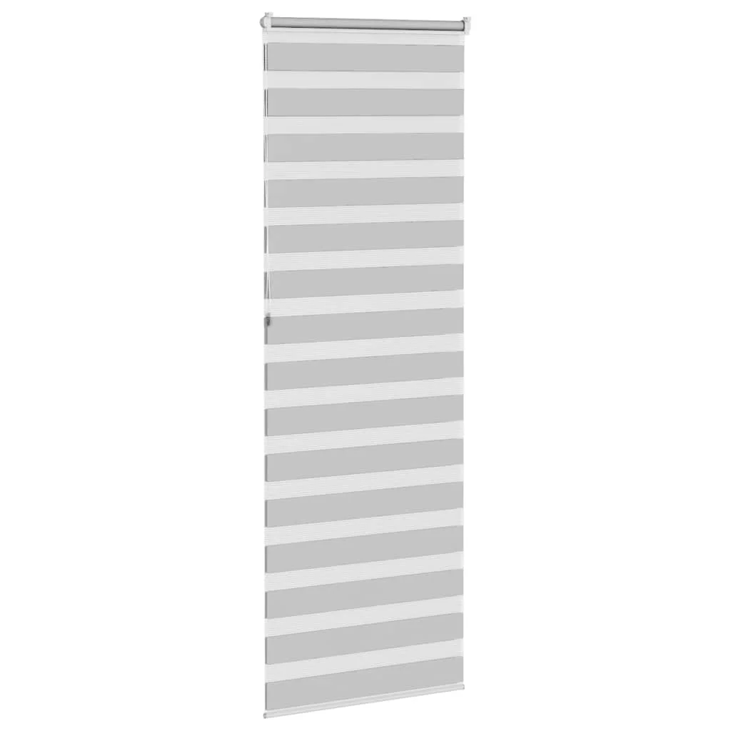 Zebra roleta svetlosivá 75x230 cm šírka látky 70,9 cm polyester
